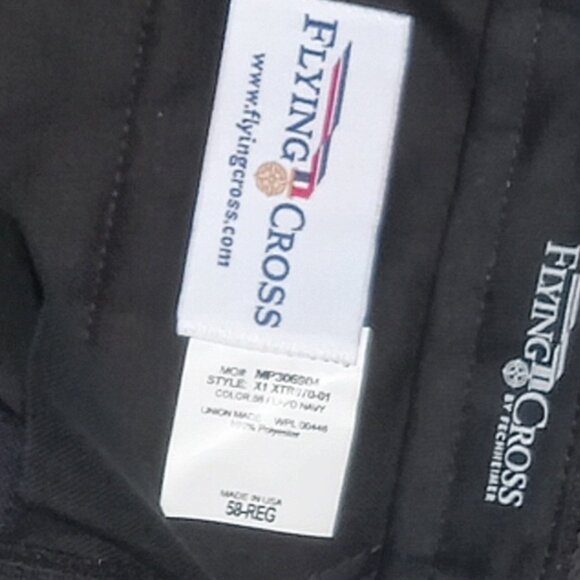 Flying Cross Fechheimer Uniform Pants 58 LAPD Navy Blue Unhemmed Garbadine Mens - Picture 13 of 15